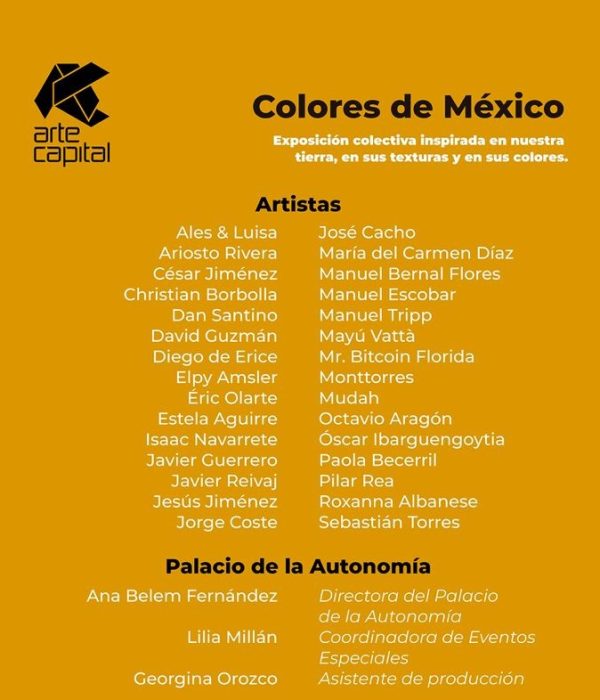 Artistas colores de México